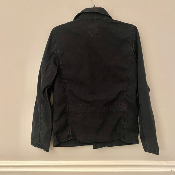 Gap black utility button zipper down jacket XS - Picture 4 of 10
